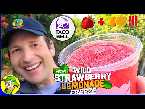 Taco Bell® WILD STRAWBERRY LEMONADE FREEZE Review...