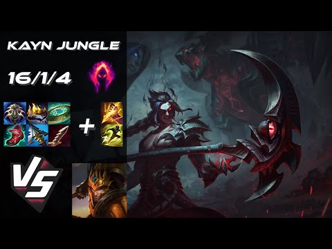 JUNGLE Kayn vs Jarvan IV - EU Grandmaster Patch 25.22