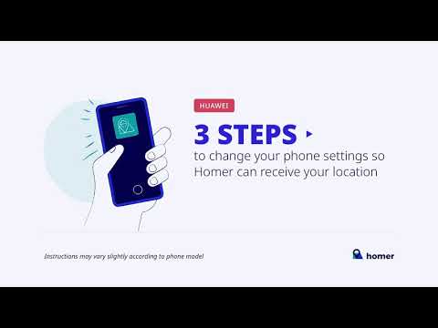 Changing phone settings for HUAWEI