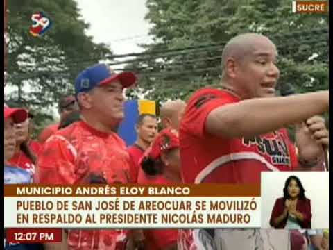 Sucre | Pueblo de San José de Areocuar en el mcpio. Andrés Eloy Blanco rechazan medidas coercitivas