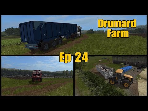 Let's Play Farming Simulator 17 PS4: Drumard Farm, Ep 24