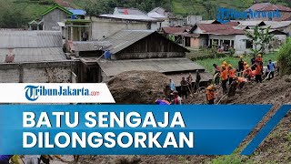Terungkap Fakta di Balik Video Batu Besar Longsor Menuju Permukiman di Magetan, Ternyata Disengaja