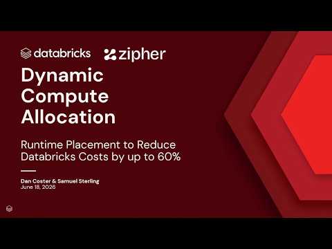 Watch: Sponsored by: Zipher | Dynamic Compute Allocation: Runtime Placement to Reduce Costs by up to 60%