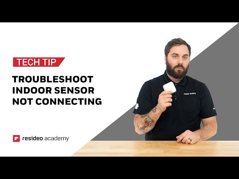 Part of a video titled Troubleshoot Indoor Sensor Not Connecting - YouTube