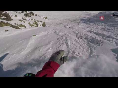 GoPro run Shannan Yates  - Chamonix-Mont-Blanc staged in Vallnord-Arcalís - FWT17