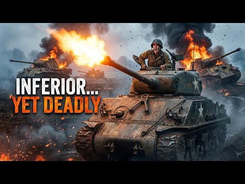 They Said Sherman Tanks Were Inferior—Then American Farm Boys Wiped Out 200 German Panthers | WWII
