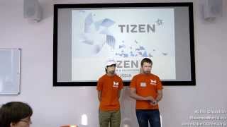preview picture of video 'Представление идей проектов на Tizen Hackathon в Новосибирске'