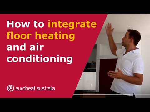 Integrated floor heating & air conditioning: Can you combine them together?