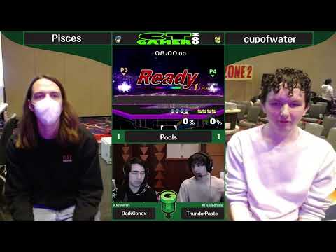 CT GamerCon 5 SSBM - Pisces (Marth) vs. cupofwater (Fox) - Melee WR3