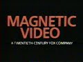 Magnetic Video 20 Great Films V2000 1981 Trailer Tape