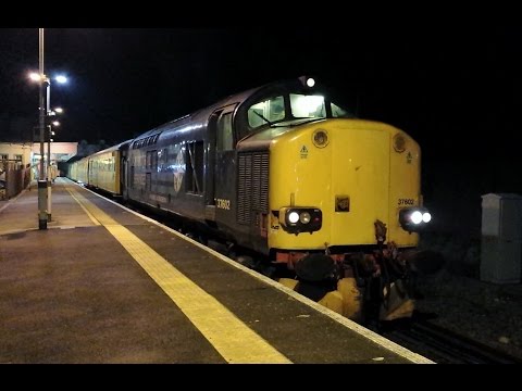 37259 & 37602 wake up the sleepy town of Seaford! (22/01/15)
