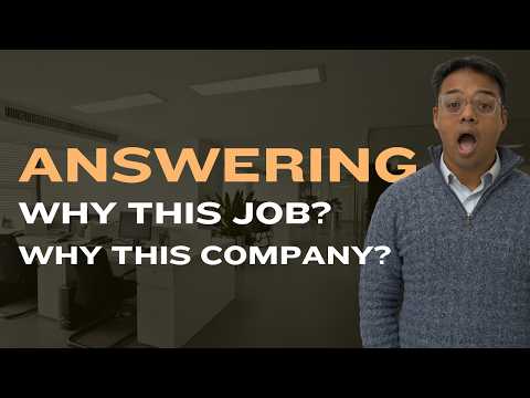 Don’t Know What to Say for “Why Us?” or “Why This Job?” Start Here