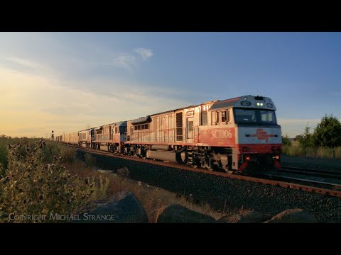 SCT 1PM9 Mixed Freight & Steel Train With QUBE Steel Wagons (25/11/2022)- PoathTV Australian Railway