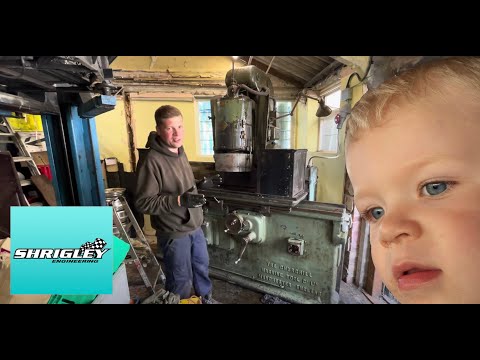 Shrigleytube TV ep5 imp rear oil seal conversion and churchill surface grinder installation