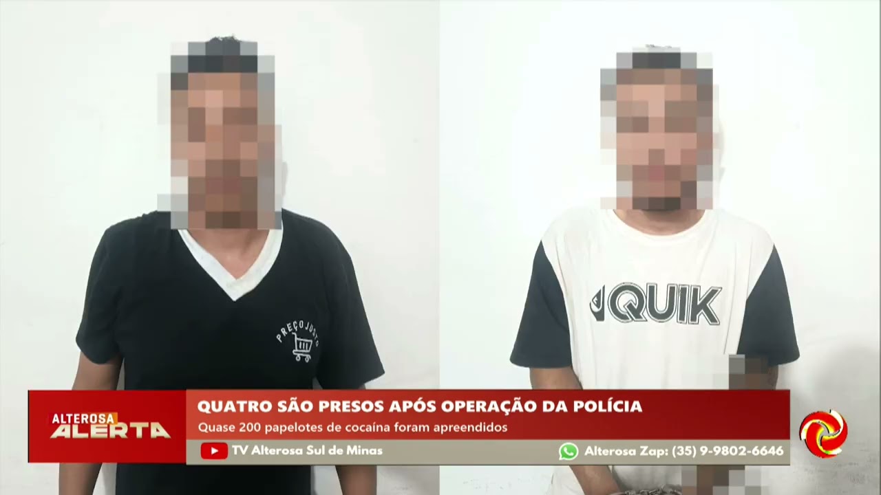 Quatro pessoas são presas em operação contra o tráfico em Extrema e Itapeva