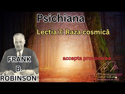 Frank B. Robinson: Psichiana Lectia 7