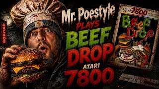 Mr. Poestyle Plays Beef Drop Atari 7800 Homebrew 