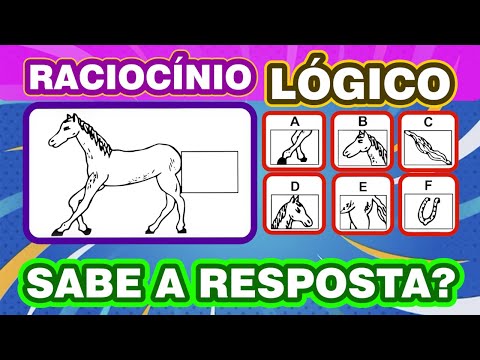 QUIZ | RACIOCÍNIO LÓGICO | VOCÊ SABE SOLUCIONAR ESSAS QUESTÕES?   MUITO USADO NA PROVA DO DETRAN