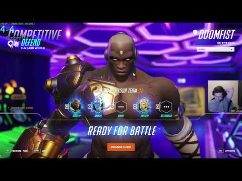 Overwatch 2 Rank 1 Doomfist Dannedd Showing His Sick Gameplay Skills