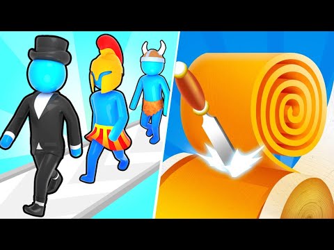 Spiral Roll | Crowd Evolution - All Level Gameplay Android,iOS - BETA APK GAME