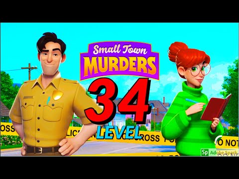 Small Town Murders : Match 3 Crime Mystery Stories Level 34 gameplay android ios new best game