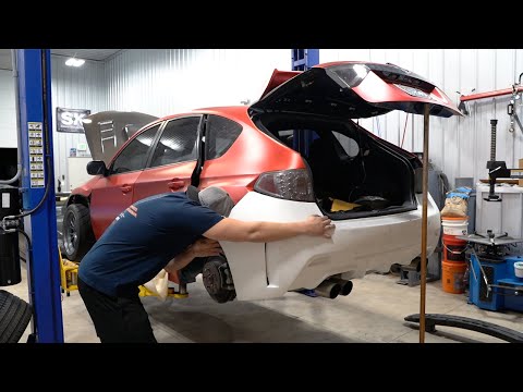 Fitting And Modifying the STI Widebody Kit