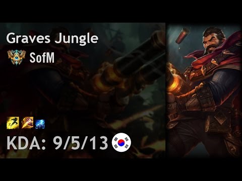 Graves Jungle vs Lee Sin - SofM - KR Challenger Patch 6.24