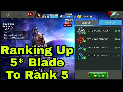 5* Blade Rank 5 - Rank Up ( Marvel Contest Of Champions )