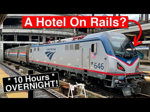 Amtrak Roomette Overnight on the Northeast Regional Train