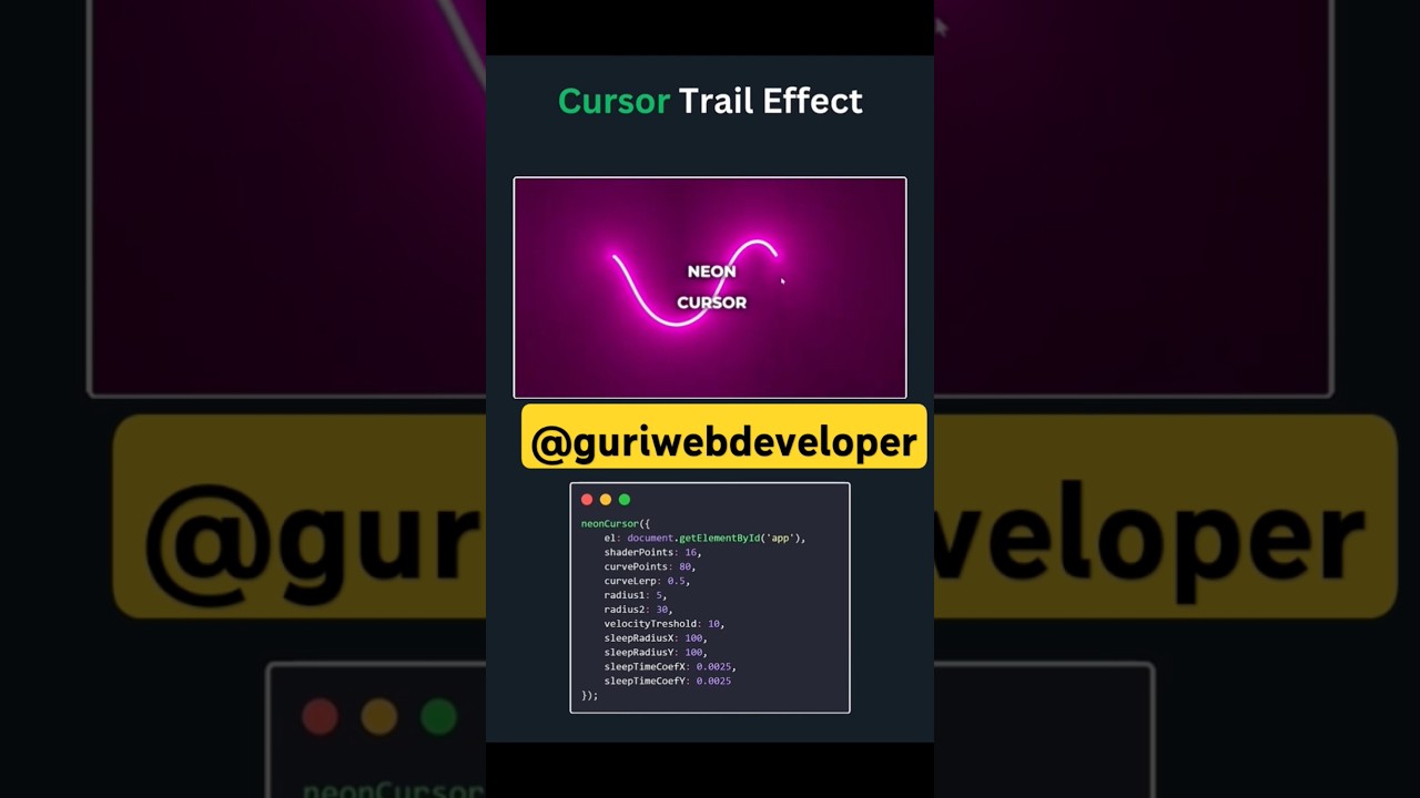 mouse cursor #css #coding #javascript #html #ytshorts #shorts #viralvideo #webdesign #webdevelopment
