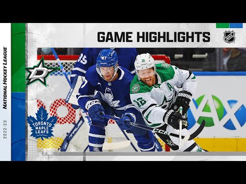 Stars @ Maple Leafs 10/20 | NHL Highlights 2022