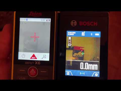 Leica DISTO X6 vs Bosch GLM 120 C
