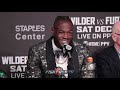 DEONTAY WILDER "I WOULD LOVE TO FIGHT ANTHONY JOSHUA, BUT THEY HAVE OTHER PLANS!"