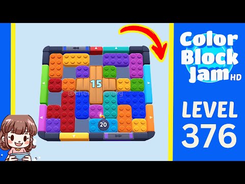 Color Block Jam Level 376 Solution Walkthrough