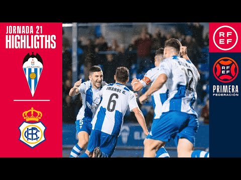 Resumen #PrimeraFederación | CD Alcoyano 2-0 Recreativo de Huelva | Jornada 21, Grupo 2
