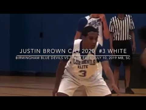 Birmingham Blue Devils vs Truth Elite Justin Brown c/o 2020 Pleasant Grove High School, AL