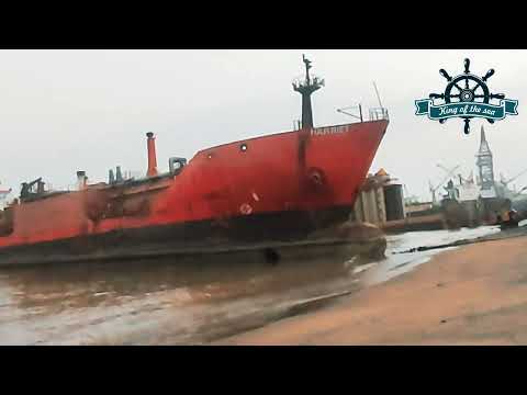 alang Ship breaking yard evening time 2022