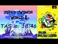 TAS Super Swunsh World 2 SMW Hack 100 In 18 46