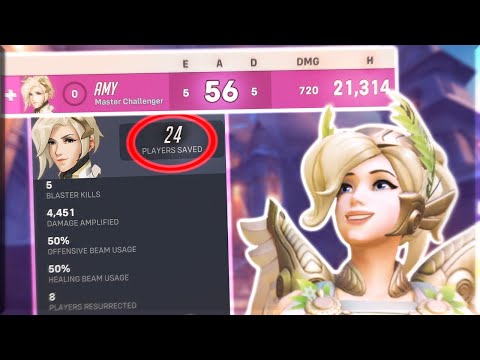 *INSANE* Heals and Assists! - Overwatch 2 Mercy Main Competitive Gameplay