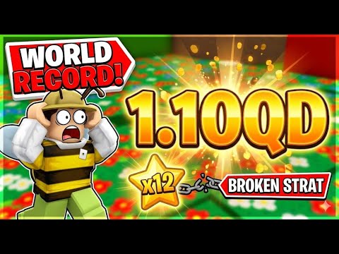 I Broke Beesmas.. 1.10QD Red Hive Boost (Bee Swarm Simulator)