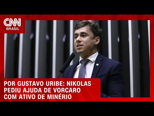 Em áudio, Nikolas pede ajuda de Vorcaro para liberar ativo de minério | LIVE CNN