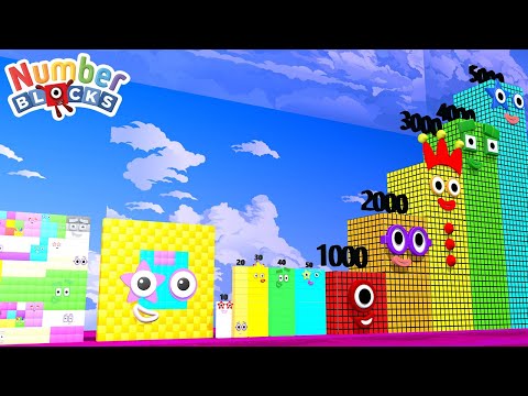 Numberblocks Step Squad NEW 1 to 256 1000 5000 BIGGEST - The Amazing Step Squad Numberblocks HUGE
