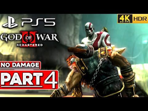 (PS5) GOD OF WAR 2 REMASTERED Walkthrough Part 4 Titan Mode NO DAMAGE [4K 60FPS HDR] - No Commentary
