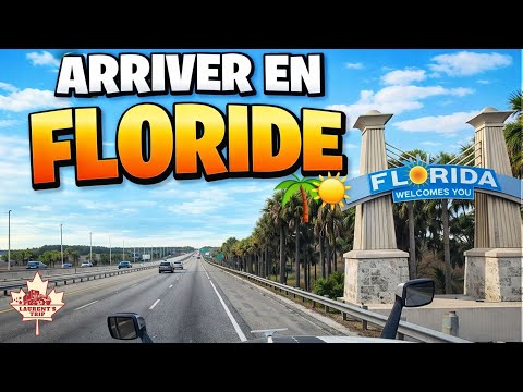 Canada/USA Tampa5 route vers la Floride "Caroline du Sud →Georgie → Floride ARRIVÉ AU PARADIS