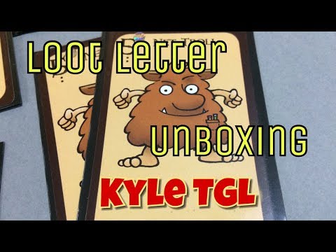 Kyle TGL Loot Letter Card Game Clamshell Edition Unboxing