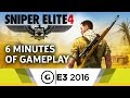 6 Minutes of Sniper Elite 4 Gameplay - E3 2016