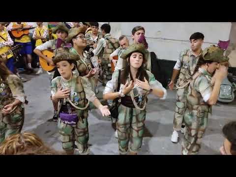 Comparsa juvenil A los pies de la Caleta - Cuarteta Popurrit (Pópulo - Lunes de Carnaval 2022)