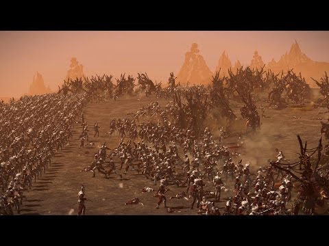 7020 CROSSBOWMEN vs 468 CHAOS TROLLS - Total War: WARHAMMER