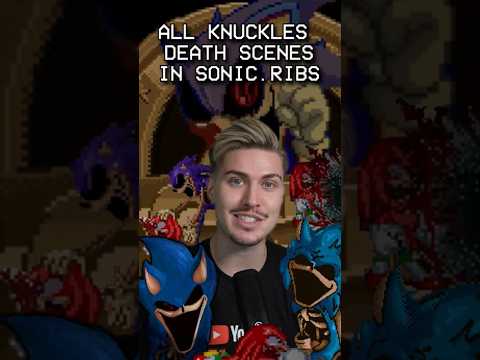 ALL KNUCKLES DEATH SCENES IN SONIC.RIBS #shorts #sonicexe #exe #sonic #knuckles #luigikid