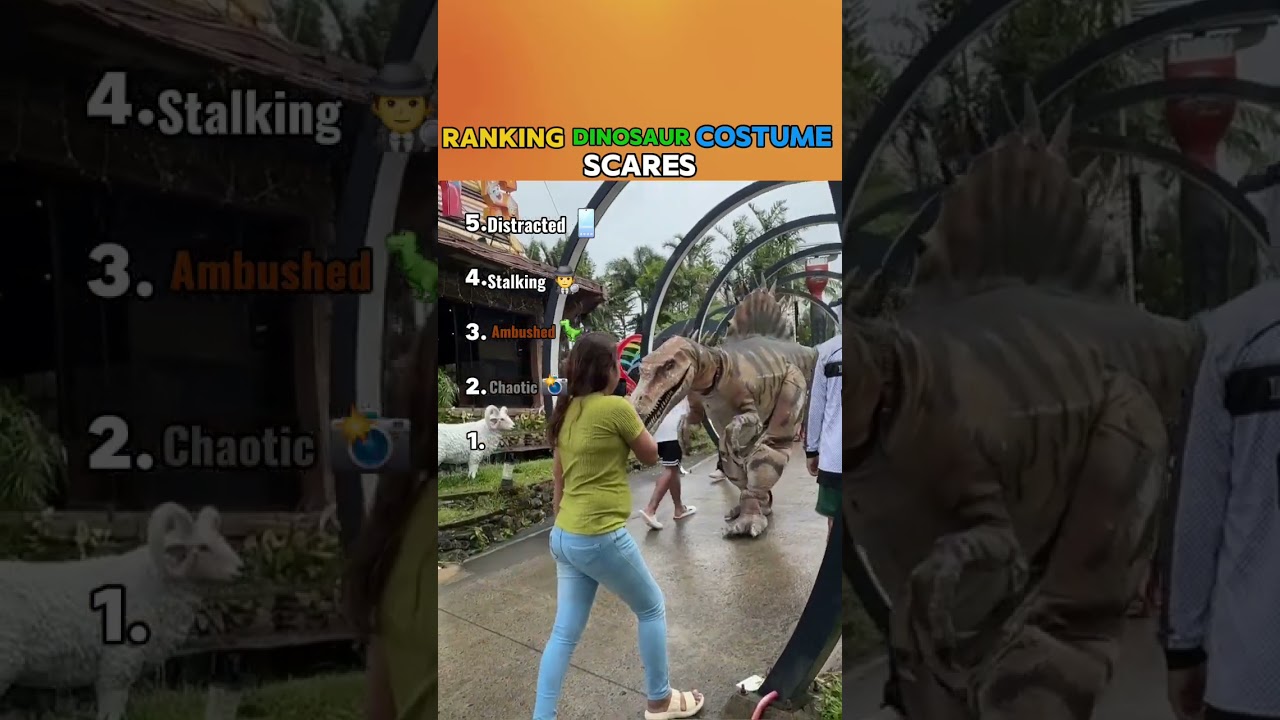 Ranking Dinosaur Costume Scares